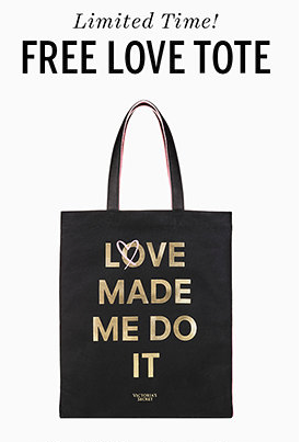 free tote code victoria secret