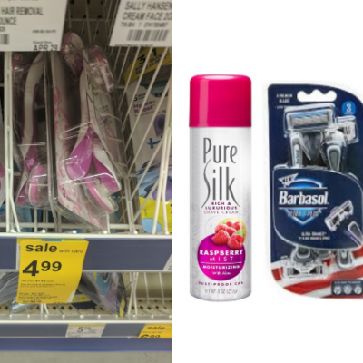 Pure Silk Or Barbisol Razors AND Shave Gel Only $0.99 For Both At Walgreens: No Paper Coupons Required