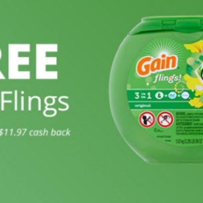 Free Gain Flings 42 ct. For New TopCashback Members
