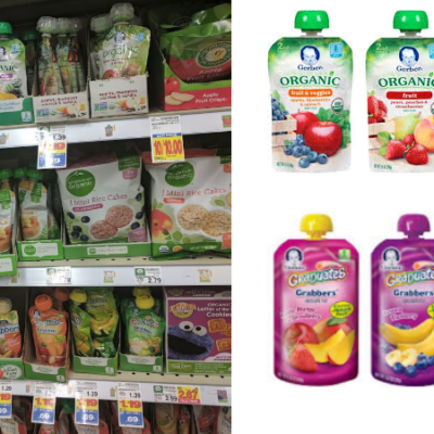 Gerber Organic Baby Food or Pouches Only $0.44 at the Kroger Mega Sale