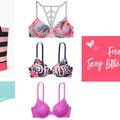 Three Victoria’s Secret Pink Bras + Tote + Panty + $20 Gift Card Only $68.50 Shipped ($155.34 Value)