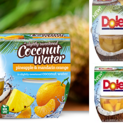 New $1/1 Dole Fruit & Coconut Water = Only $0.24 at Walmart!