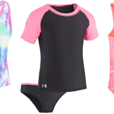 Girls Under Armour Swimsuits Only $7.99 (Regular $39.99)