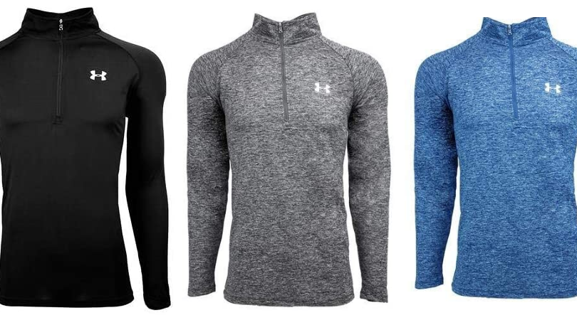 under armour technical half zip