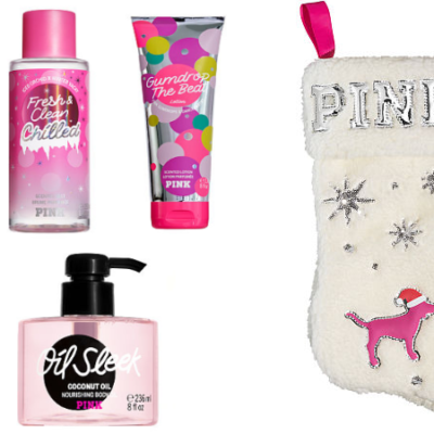 Victoria’s Secret Pink Stocking + 5 Full Size Beauty Items Only $29.75 Shipped – Today Only!