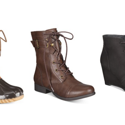Macy’s Boots Only $14.75 (Regular $59.50) – Today Only!