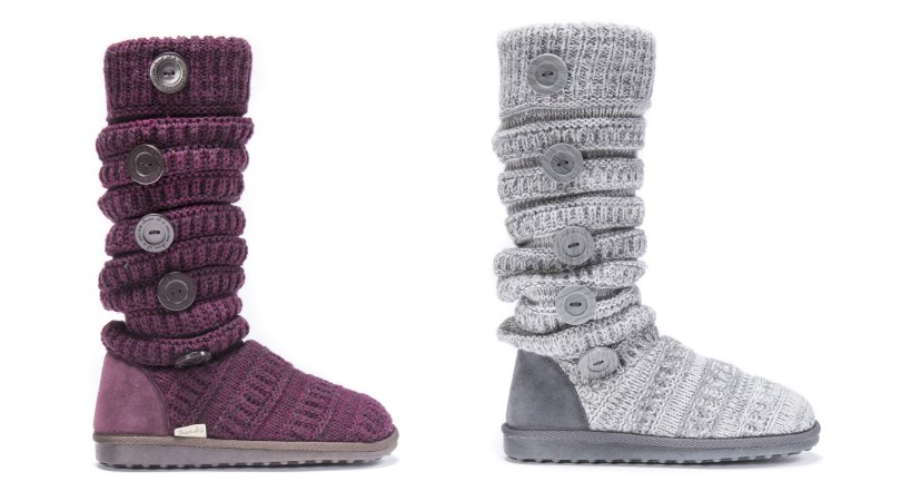 muk luks a la mode sweater boots