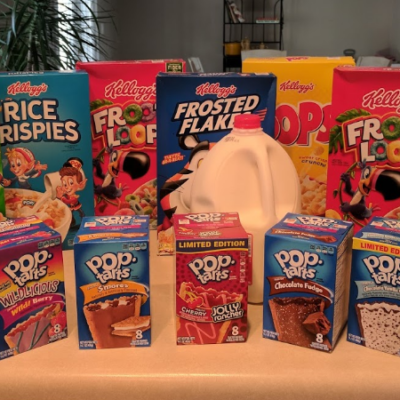 12 Boxes of Kellogg’s Cereal or Pop-Tarts + 3 Gallons of Milk Only $17 at Kroger (Over $50 Value)!