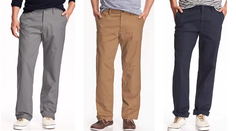 navy khakis