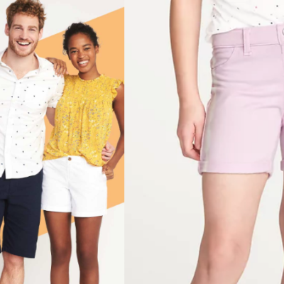 Old Navy Shorts: 50% Off Shorts for the Family Today Only