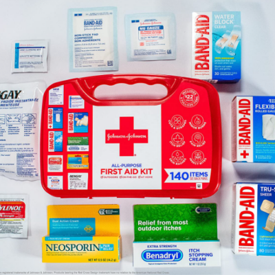 Johnson & Johnson All-Purpose Portable Compact First Aid Kit Deal!