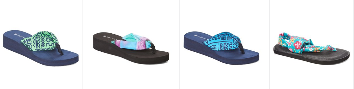 raya sun flip flops