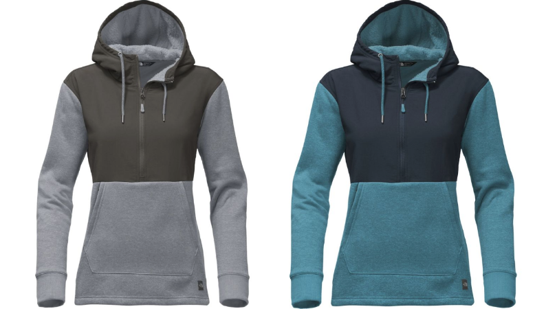 womens north face sherpa hoodie