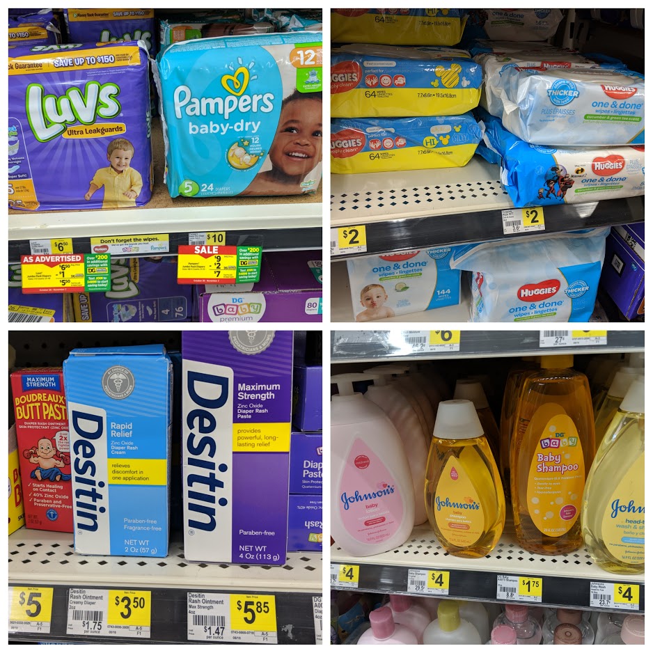 baby stuff at dollar general