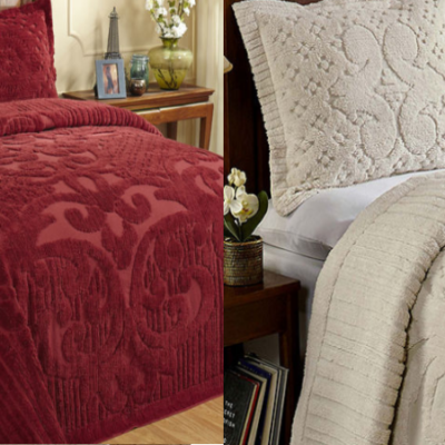 Better Trends Ashton Chenille Bedspreads are 50% Off + 25% Off & Free Shipping