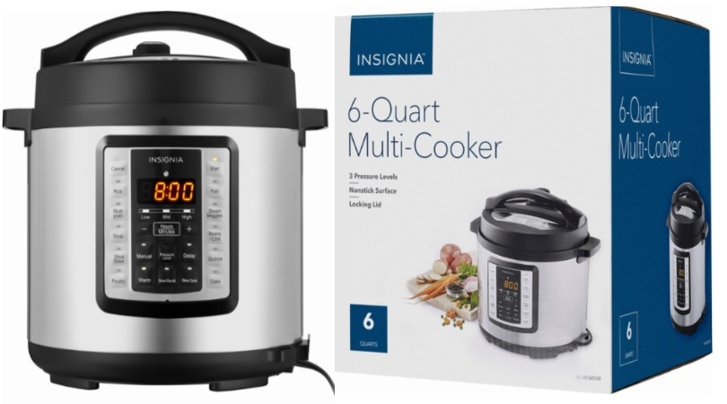 Insignia Multi-function 8-Quart Pressure Cooker $34.99 (Reg