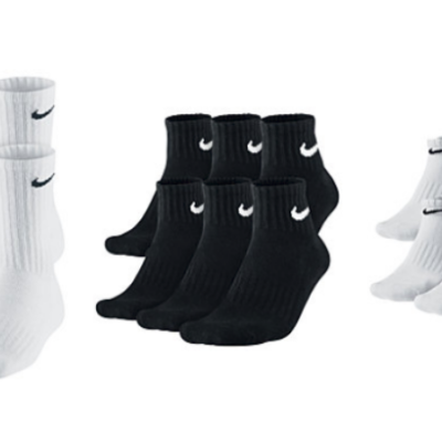 Men’s Nike and adidas 6 Pack Socks Only $9.99 (Regular $20)!