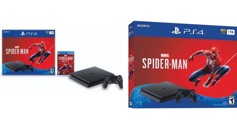 ps4 slim spiderman bundle