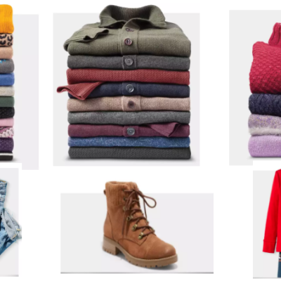 Early Black Friday Deals on Clothes at Target + $10 off a $40 Purchase or $20 off a $75 Purchase