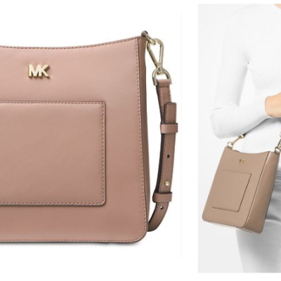Michael Kors Gloria Soft Leather Pocket Crossbody 60% off + Free Shipping