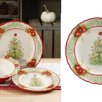 The Pioneer Woman Garland 12-Piece Dinnerware Set on Clearance