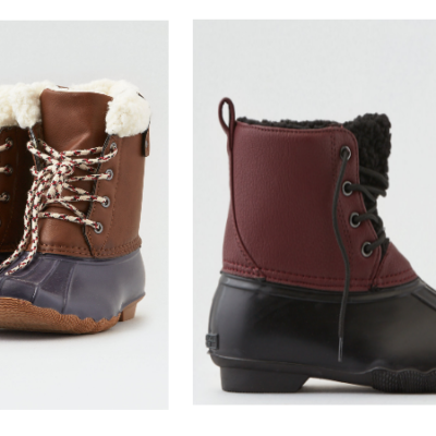 American Eagle Duck Boots for Women as low as $27.98 (Regular $69.95)