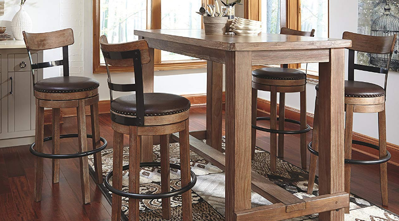ashley bar stools kitchen table