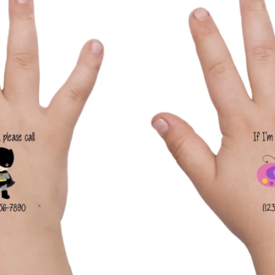 Child Safety Temporary Tattoos $7.99 Shipped!!