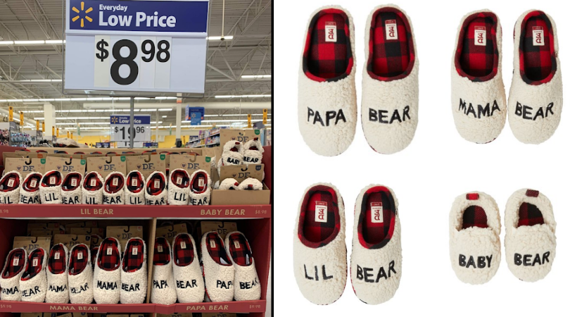 mama bear papa bear slippers