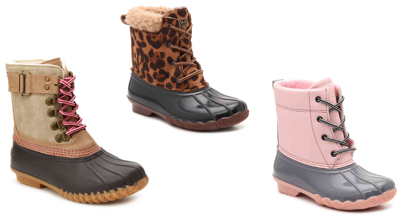 cheap girls duck boots