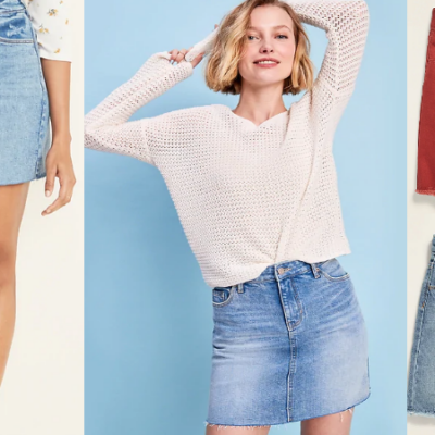 Old Navy Jean Skirts Only $10 – $15 – Today Only!