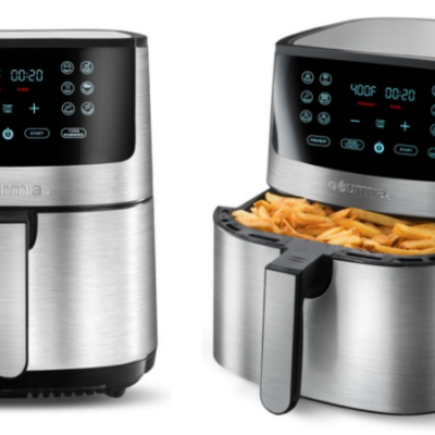 Gourmia 8-Qt. Stainless Steel Digital Air Fryer Only $49!
