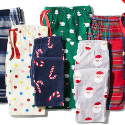 Old Navy Pajama Pants Only $5 (Regular up to $24.99) – Today Only!