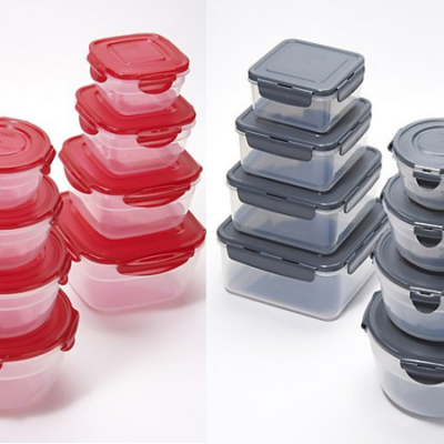 LocknLock 12-pc Nestable Bowl, Square & Zen Storage Set Only $27.68 – Today Only!