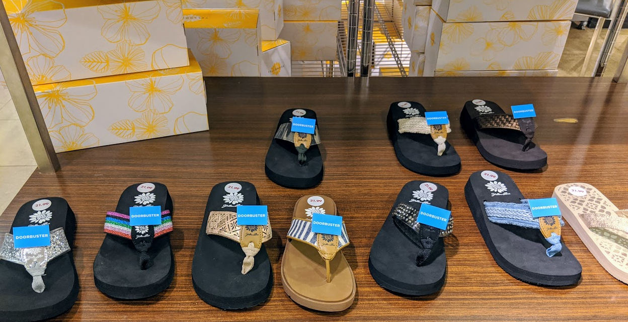 yellow box sandals sale