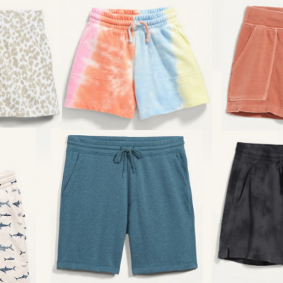 Old Navy Fleece Shorts for the Family Only $9 – $10 – Today Only!