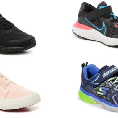 DSW – Extra 50% Off Clearance Shoes for Kids = Hot Deals on adidas, Nike, Skechers & More!