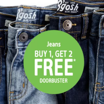 OskKosh Jeans – Buy One Pair and Get Two More Free!