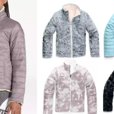The North Face Girls’ Reversible Mossbod Swirl Jacket 50% Off!