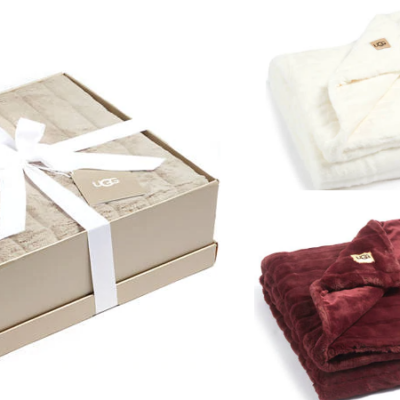 UGG Boxed Faux Fur Throw Blankets 50% Off + Possible Extra 15% Off!
