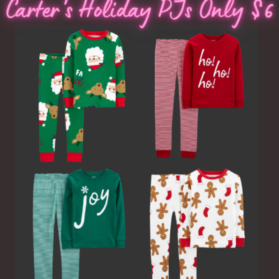 Carter’s Pajamas Only $6 Shipped – All Sizes Newborn to 14