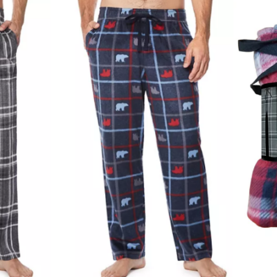 Men’s Cuddl Duds Fleece Sleep Pants as low as $7.59 (Regular $26)!