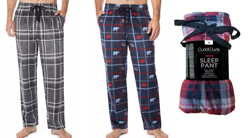 Men's Cuddl Duds Fleece Sleep Pants as low as $7.59 (Regular $26)!