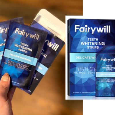 Fairywill Teeth Whitening Strips, Water Flosser and Electric Toothbrush Powerful Sonic Cleaning Deals!