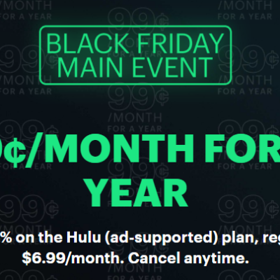 One Year of Hulu Streaming Only $1.99 per Month!