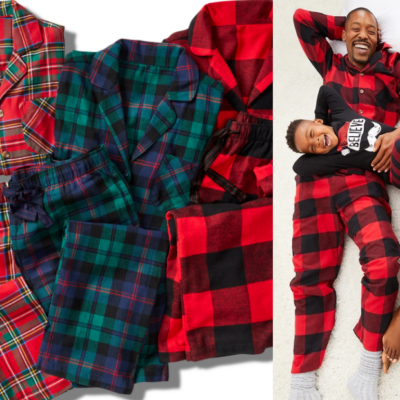 Family Flannel Pajamas Sets Only $12 – $14 Each – Today Only!