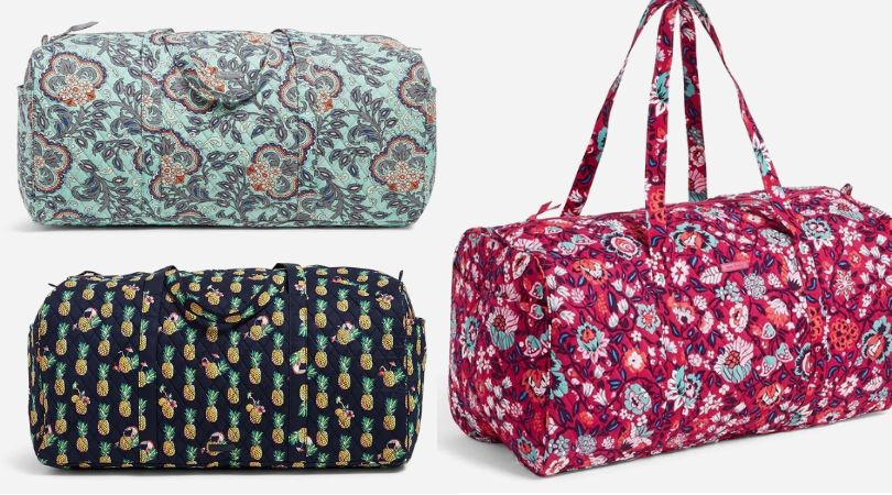 vera bradley xl duffel travel bag