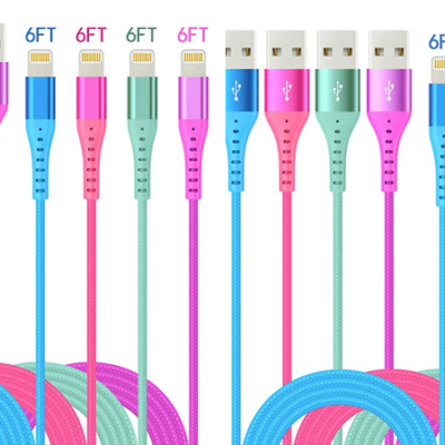 4Pack of 6FT iPhone Chargers Deal!