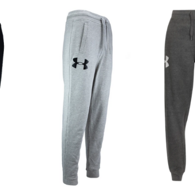 Under Armour Men’s Rival Fleece Logo Joggers & Hoodies Set Only $44 Shipped ($120 Value)