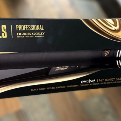 Hot Tools Pro Artist Black Gold + Titanium Digital Flat Iron Deal!